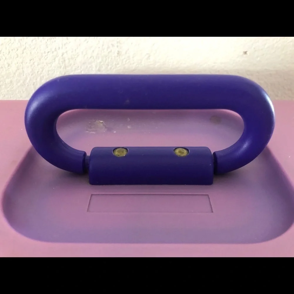 VTG Caboodles Purple 2 Tier Make-Up Storage Case W/Mirror Dressing Table